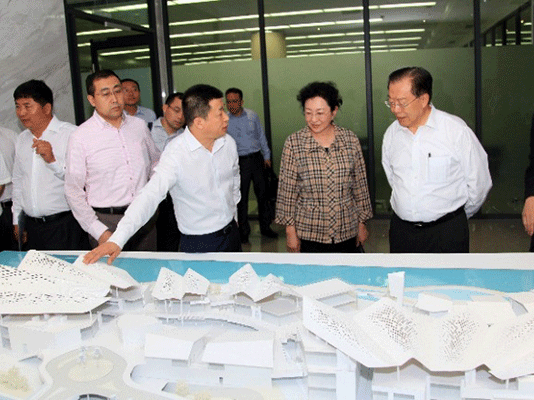 中国旅游集团公司张学武董事长一行 莅临三亚国际免税城视察