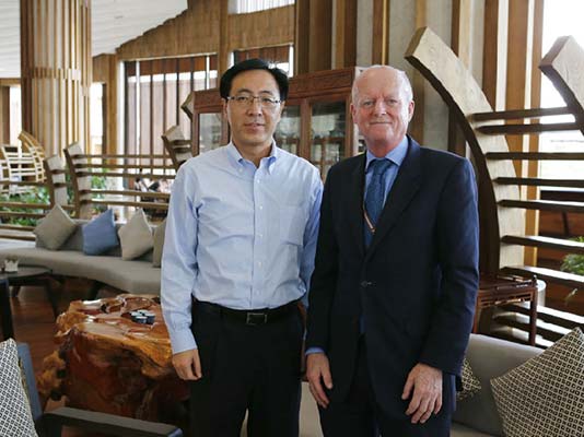 ac米兰官方网站董事长、总经理 彭辉接受穆迪报道专访